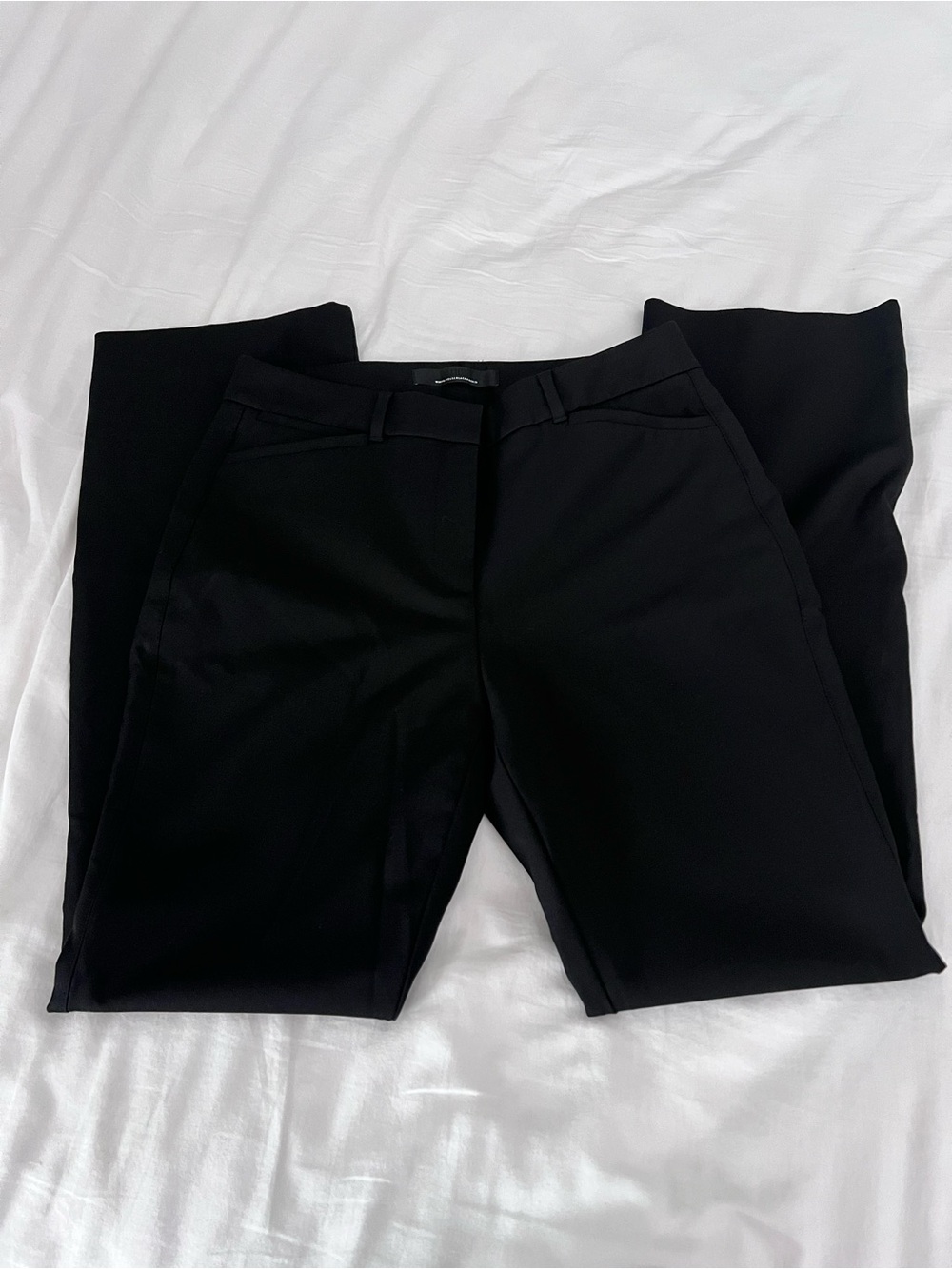 White House Black Market Black Boot-Cut Dress Pants